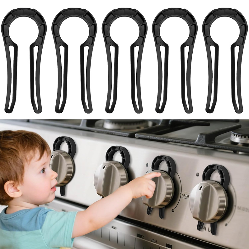 Home Cooking Gas Stove - Childproof Kitchen Safety Set Gas Stove