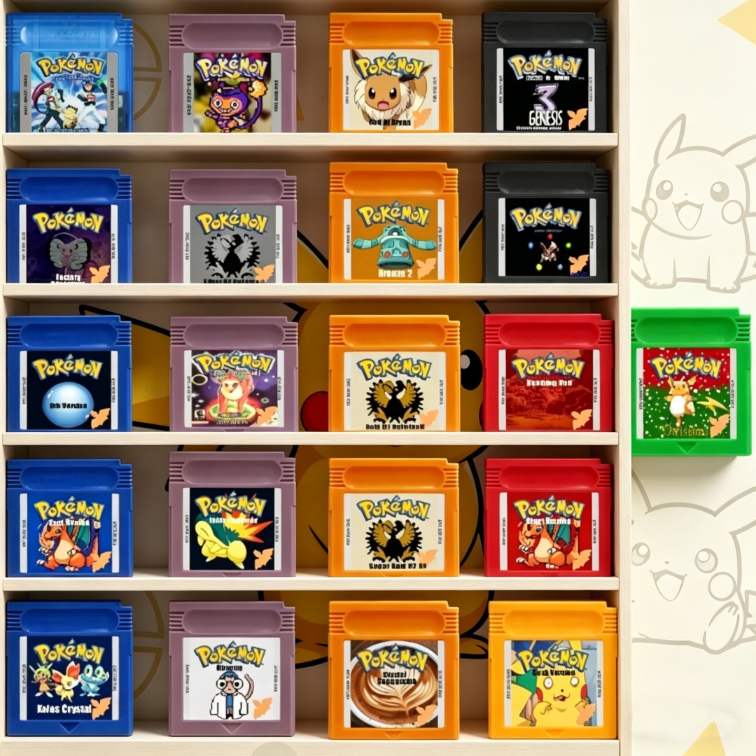 Home Cooking Videos - GBC Pokemon Series Game Cartridge Black