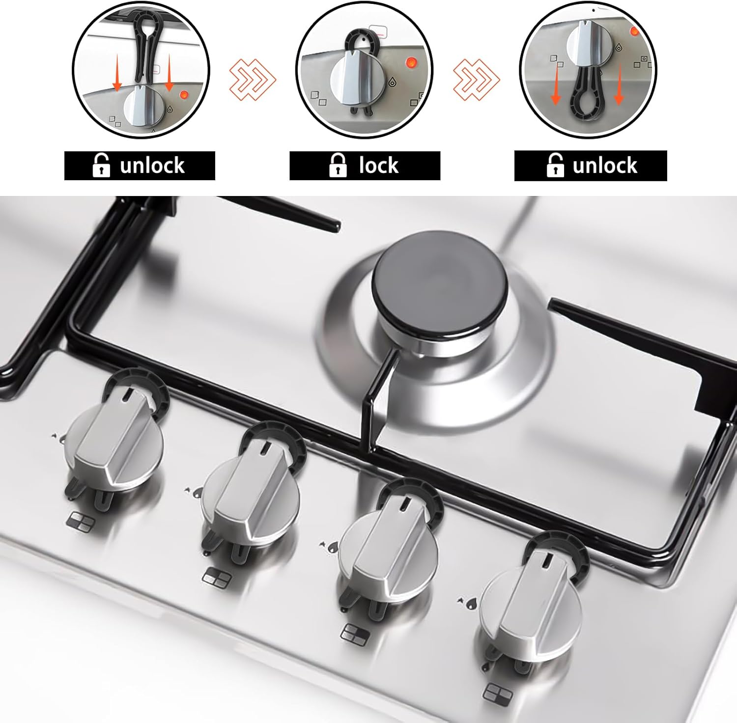 Childproof Kitchen Safety Set  - Home Cooking Gas Stove recension och pris