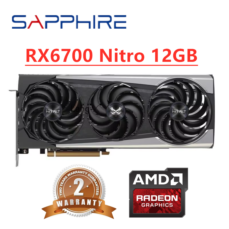 GPU Sapphire RX 6700 XT 6700XT - Home Cooking Videos recension och pris